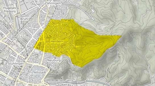 Immobilienpreisekarte Freiburg im Breisgau Herdern